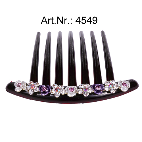 Haarkamm Strass 4549 - zum Schließen ins Bild klicken